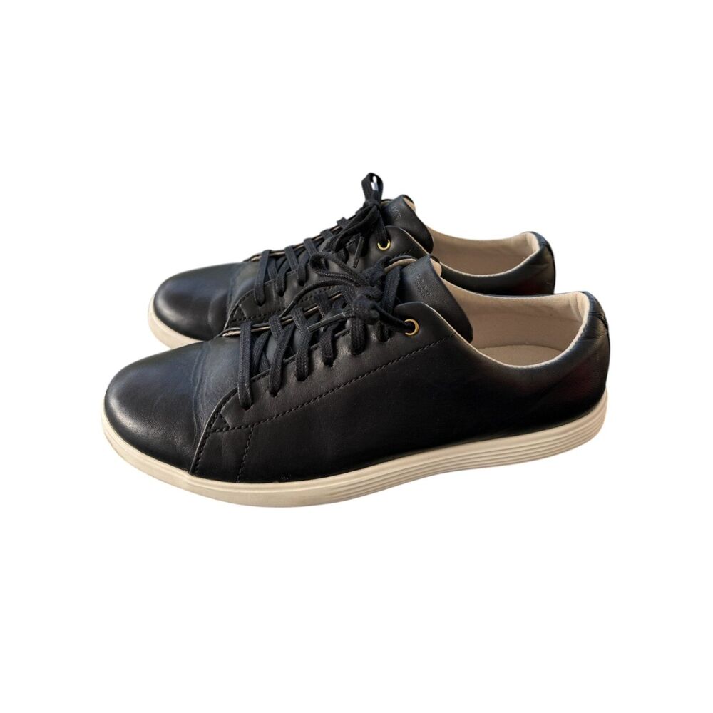 EUC Cole Haan Women's Grand Crosscourt Sneakers Black Size 9.5M - Picture 3 of 6